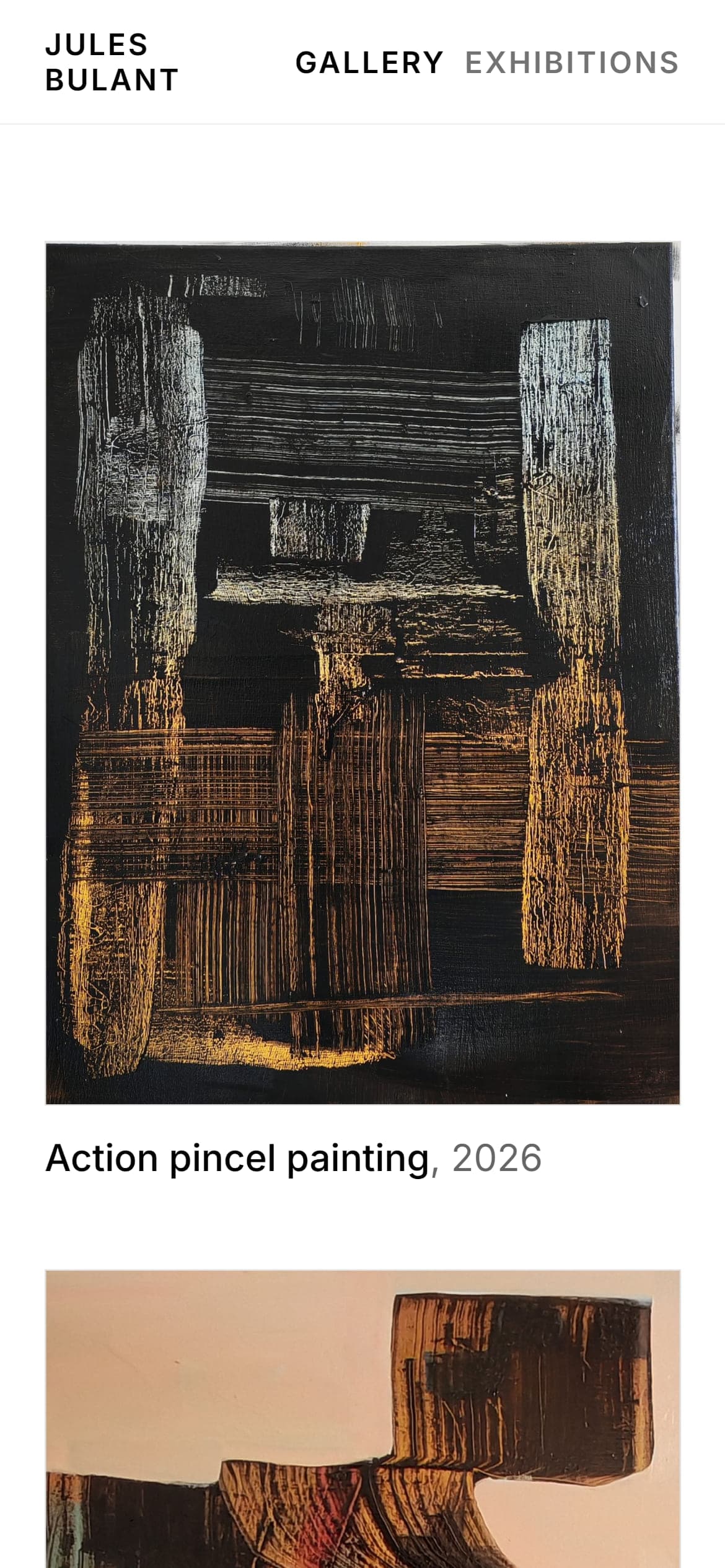 Mobile — Portfolio Artistique — Nuxt 3 + Sanity CMS